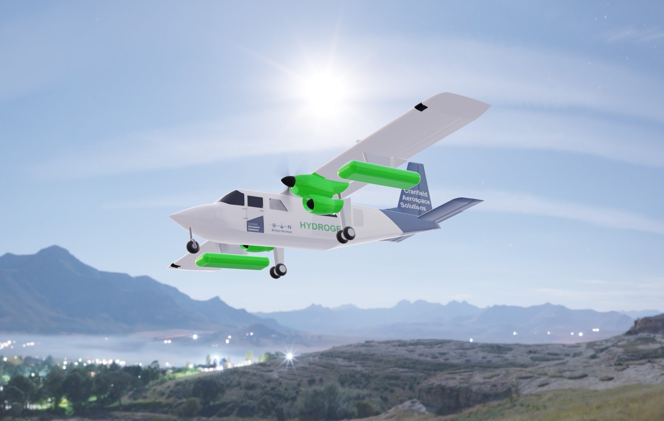 Hydrogen aircraft Islander California