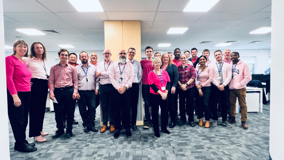 Wear it Pink Day at Cranfield Aerospace Solutions