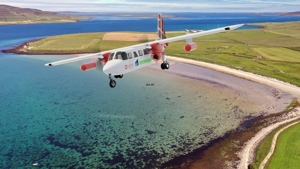 Loganair and cranfield aerospace hydrogen aircraft partnership 